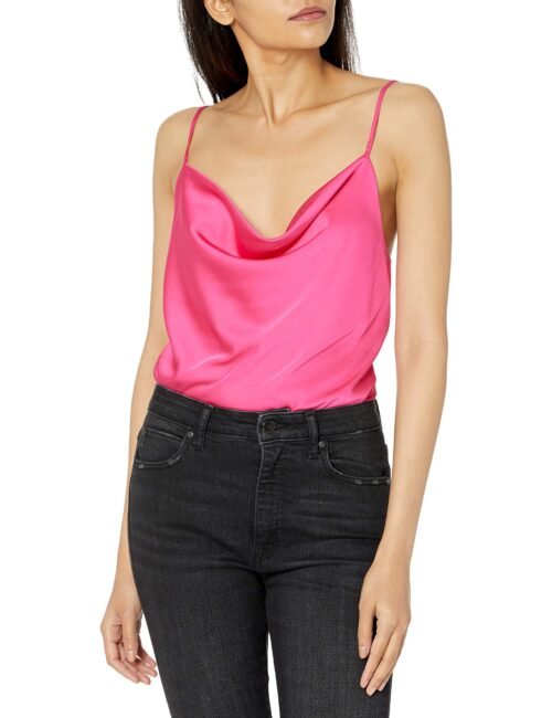 The Drop Women’s Christy Cowl-Neck Cami Silky Stretch Top