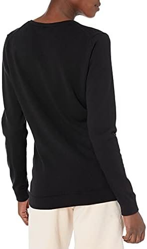 Cutter & Buck Women’s Soft Cotton Blend Lakemont Long Sleeve V-Neck Sweater